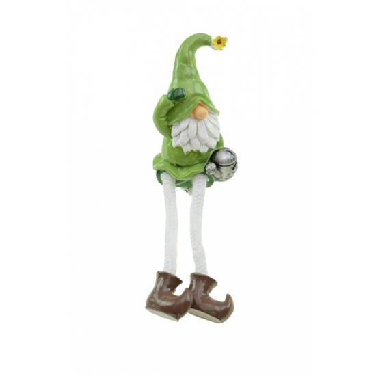 Figura manó poly 7,4cm lógólábú zöld zöld