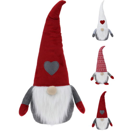 Figura manó textil 51cm több féle