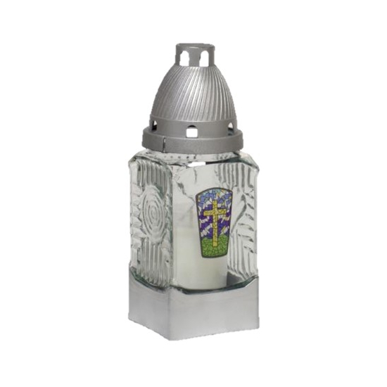 Mécses üveg 418KWI/S 50g ezüst