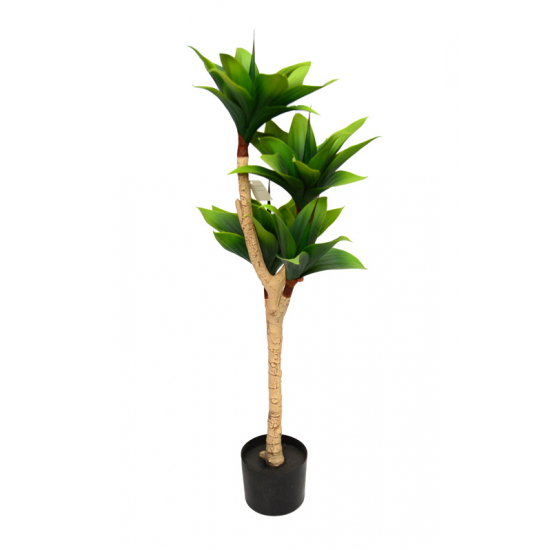 Selyemvirág yucca kaspóban 100cm zöld