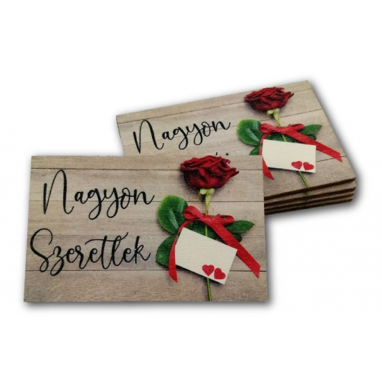 NAGYON SZERETLEK RÓZSÁS TÉGLALAP 50*80