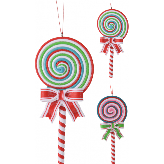 Figura Nyalóka poly 17cm akasztós színes