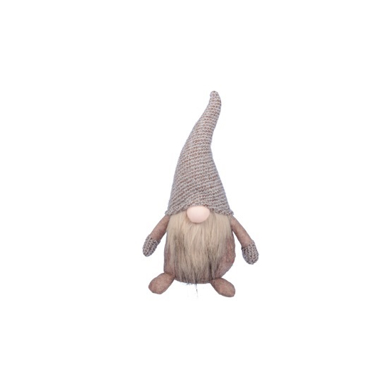 Figura orrmanó 13x25cm ülő barna