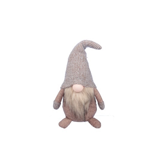 Figura orrmanó 19x33cm ülő barna