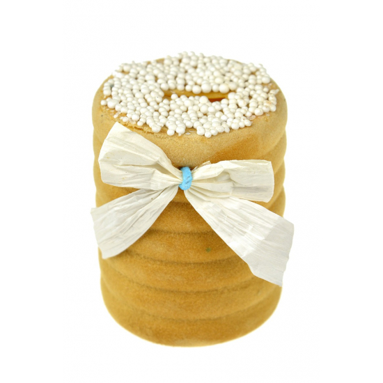 Persely torta forma h9 d7cm kék/rose Zmrst