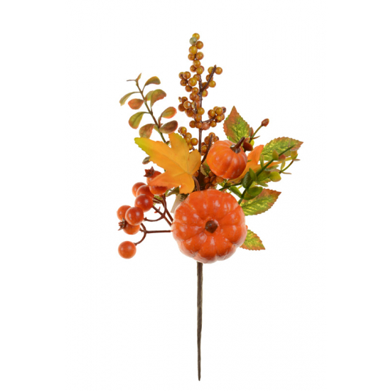Pick ág őszi tökös bogyós 30CM barna/sárga