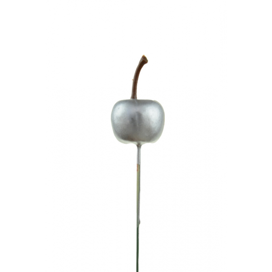 Pick alma hab D3cm fényes ezüst