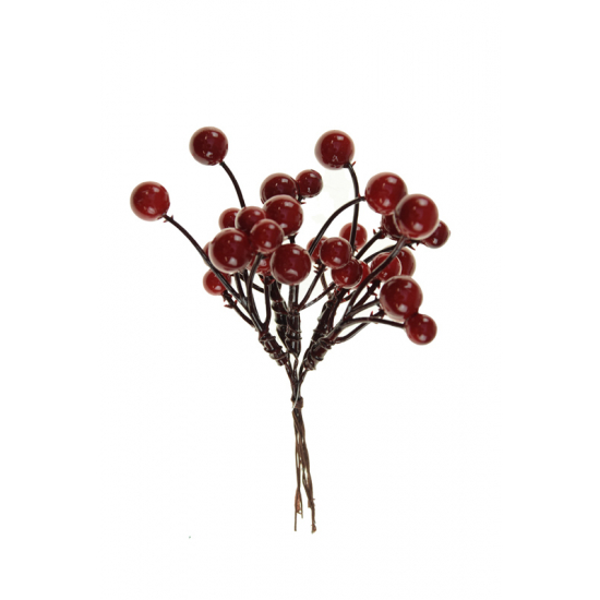 Pick bogyós ág 17cm piros