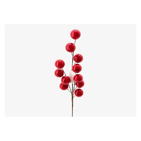 Pick bogyós ág 79cm piros
