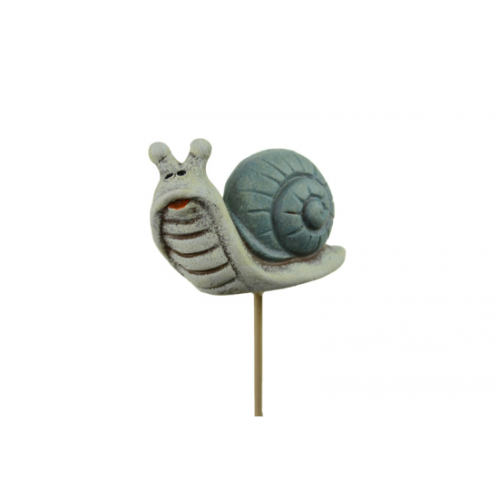 Pick csiga kerámia 6.2*3.4*5.8cm kék
