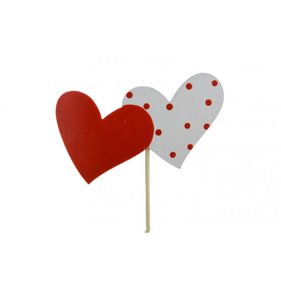 Pick duplaszív 7*18cm pöttyös piros
