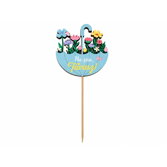 Pick esernyő fa 25cm kék