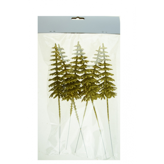 Pick fenyő 28cm s/6 arany