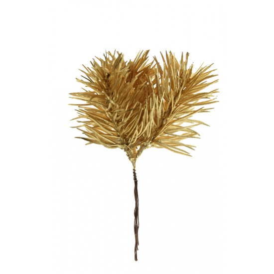 Pick fenyőág 17cm arany