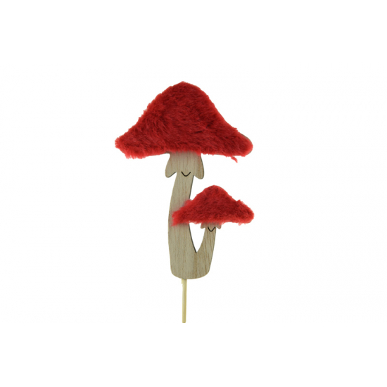 Pick gomba 8,8cm+15cm piros