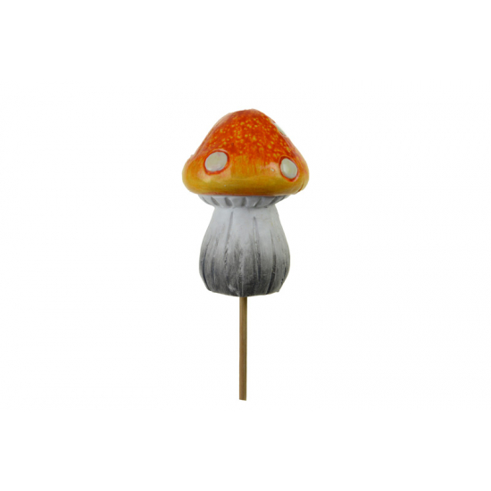 Pick gomba kerámia 5.3*5*7cm narancs