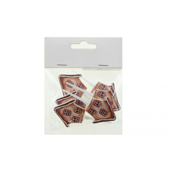 Pick ház poly 4cm s/6 barna