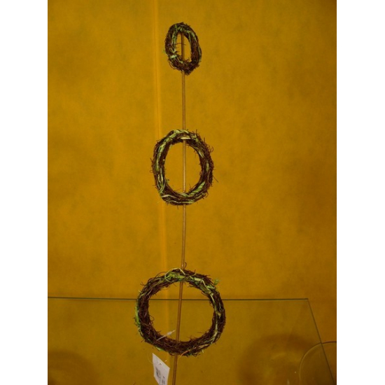Pick rattan 60cm 3 koszorúval