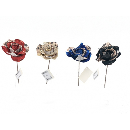 Pick rózsa mintás 17CM kék