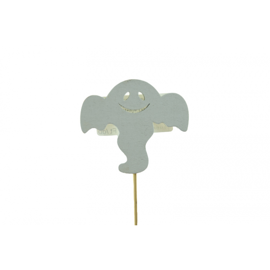 Pick szellem fa 7*6cm+12cm fehér