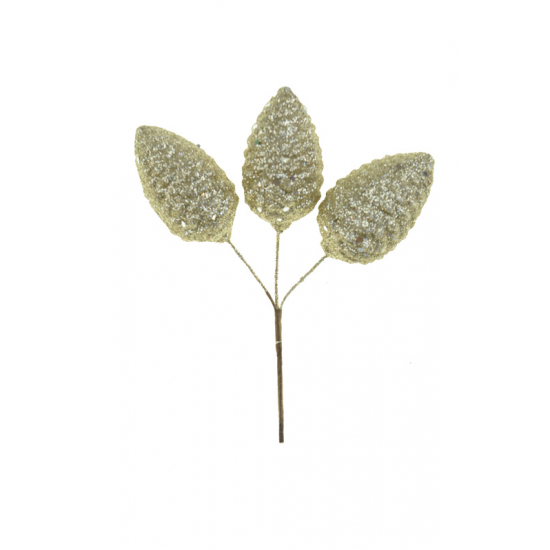 Pick toboz 3as 16CM glitteres arany