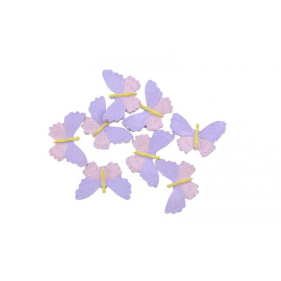 Pillangó poly 2,9cm s/8 lila