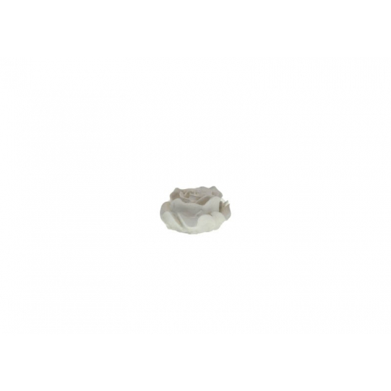 Rózsa gipsz 4,5cm S/4 fehér