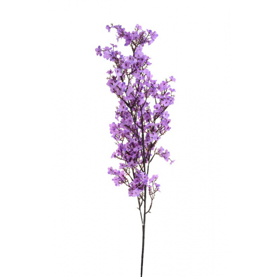 Selyemvirág ág 103cm v.lila