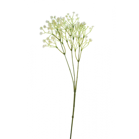 Selyemvirág ág rezgő 64cm fehér