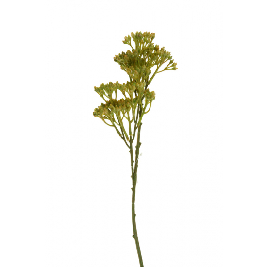 Selyemvirág ág 66cm sárga