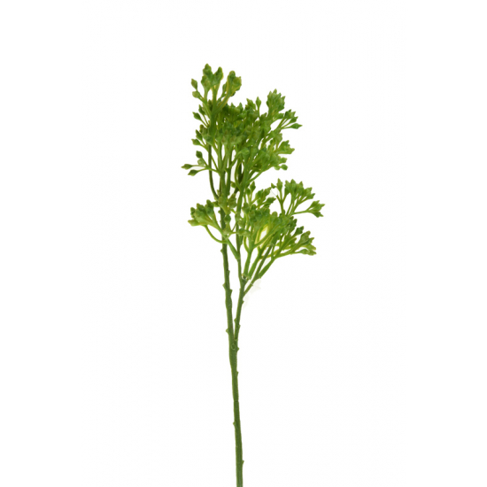 Selyemvirág ág 66cm zöld