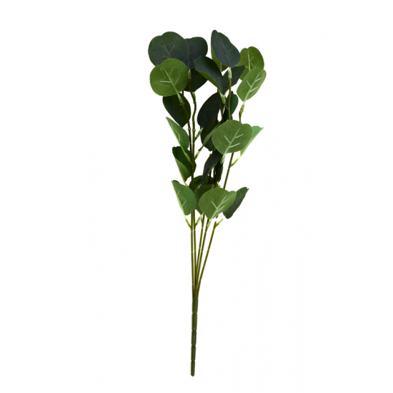 Selyemvirág almafa ág 37cm s.zöld