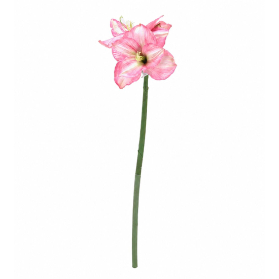 Selyemvirág amarilisz 26,5cm pink