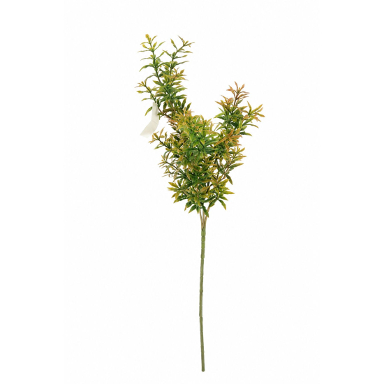Selyemvirág aszparágusz 66cm narancs/zöld