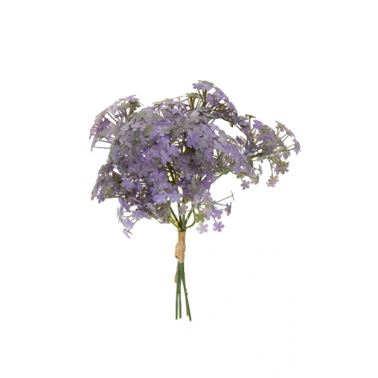 Selyemvirág bodza csokor 33cm lila