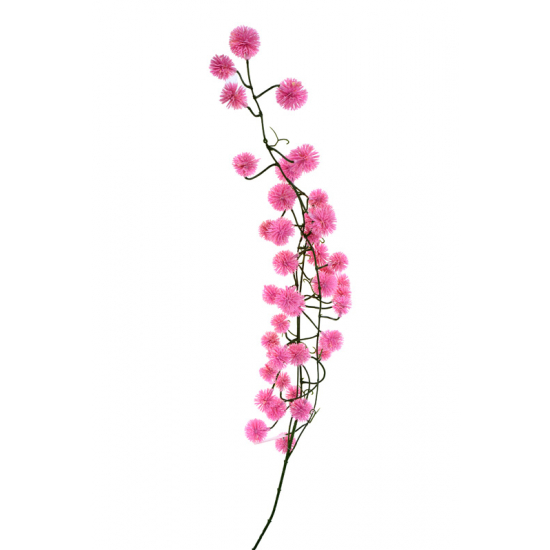 Selyemvirág bogáncs ág 106 pink