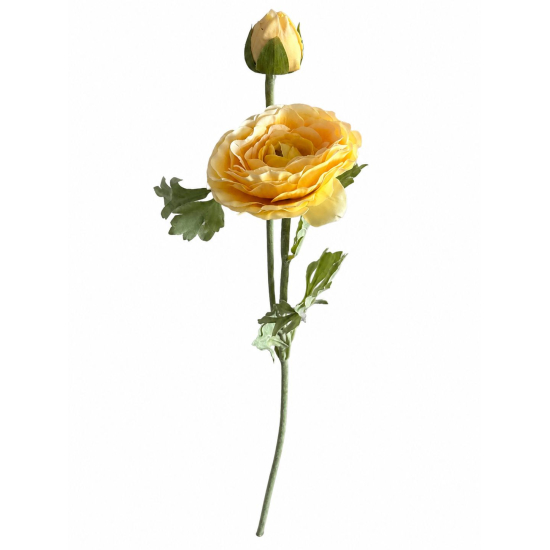Selyemvirág boglárka 63cm sárga
