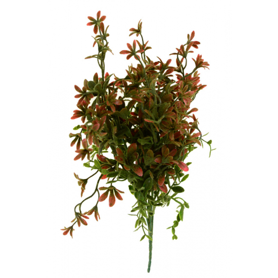 Selyemvirág csokor 44cm piros