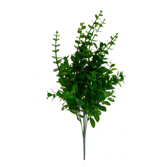 Selyemvirág csokor eukaliptusz 40cm s.zöld