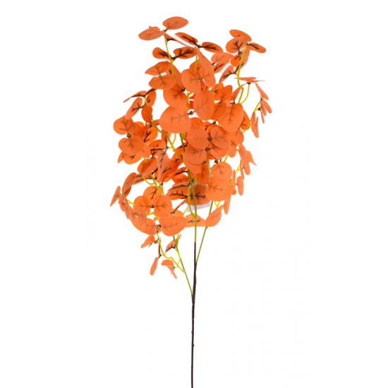 Selyemvirág eukaliptusz 88cm narancs