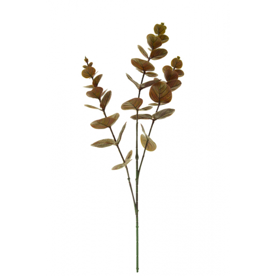 Selyemvirág eukalipusz ág 67cm lila