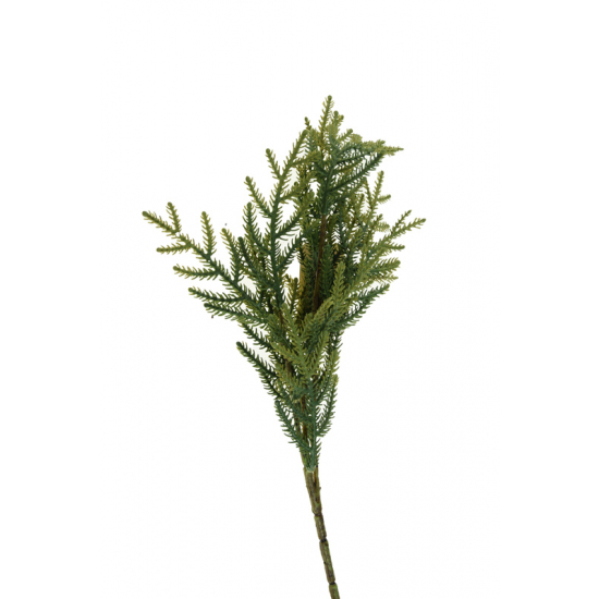 Selyemvirág fenyő ág 47cm zöld