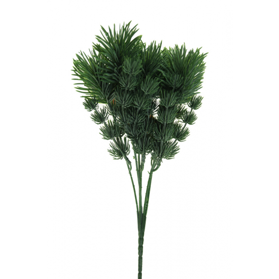 Selyemvirág fenyő csokor 33cm zöld