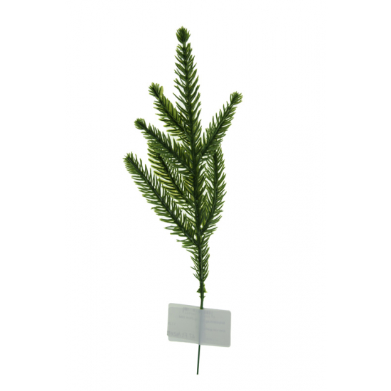 Selyemvirág fenyőág 24cm zöld