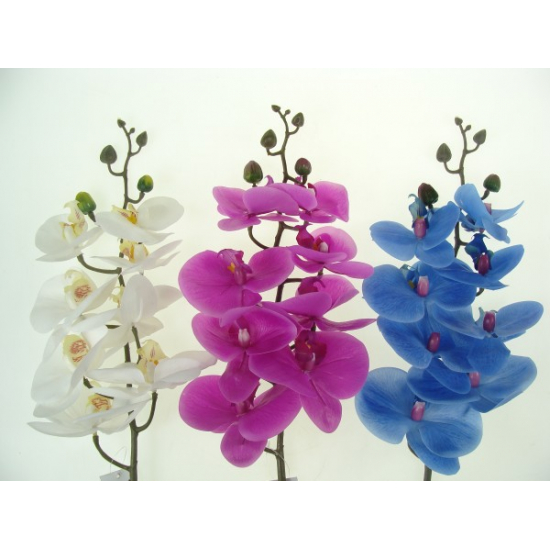 Selyemvirág gumi phalaenopsis 86cm zöld