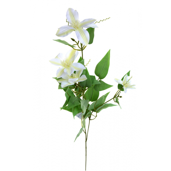 Selyemvirág klematisz 66CM fehér