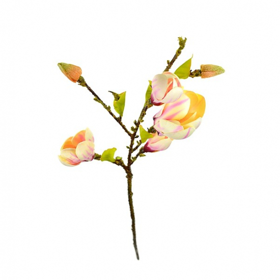 Selyemvirág magnolia 85cm 2virág 2szín