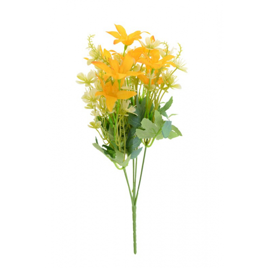 Selyemvirág oncidium 30 cm narancs