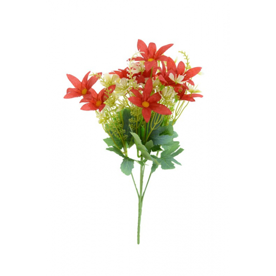 Selyemvirág oncidium 30 cm piros