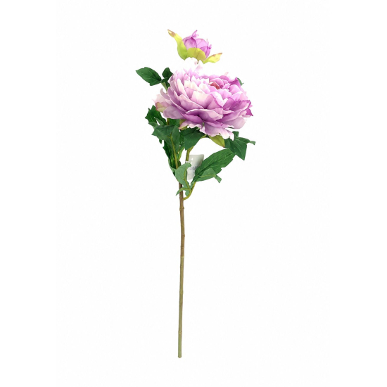 Selyemvirág peónia 67cm lila